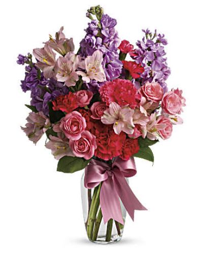 <div class="m-pdp-tabs-description">
<div id="mark-1" class="m-pdp-tabs-marketing-description">
<div class="m-pdp-tabs-description">
<div id="mark-1" class="m-pdp-tabs-marketing-description">

Your special someone is sure to fall in love with this elegant bouquet featuring soft lavender and pink flowers. A pink ribbon adds an extra touch of feminine flair to this traditional arrangement.

</div>
</div>
</div>
</div>